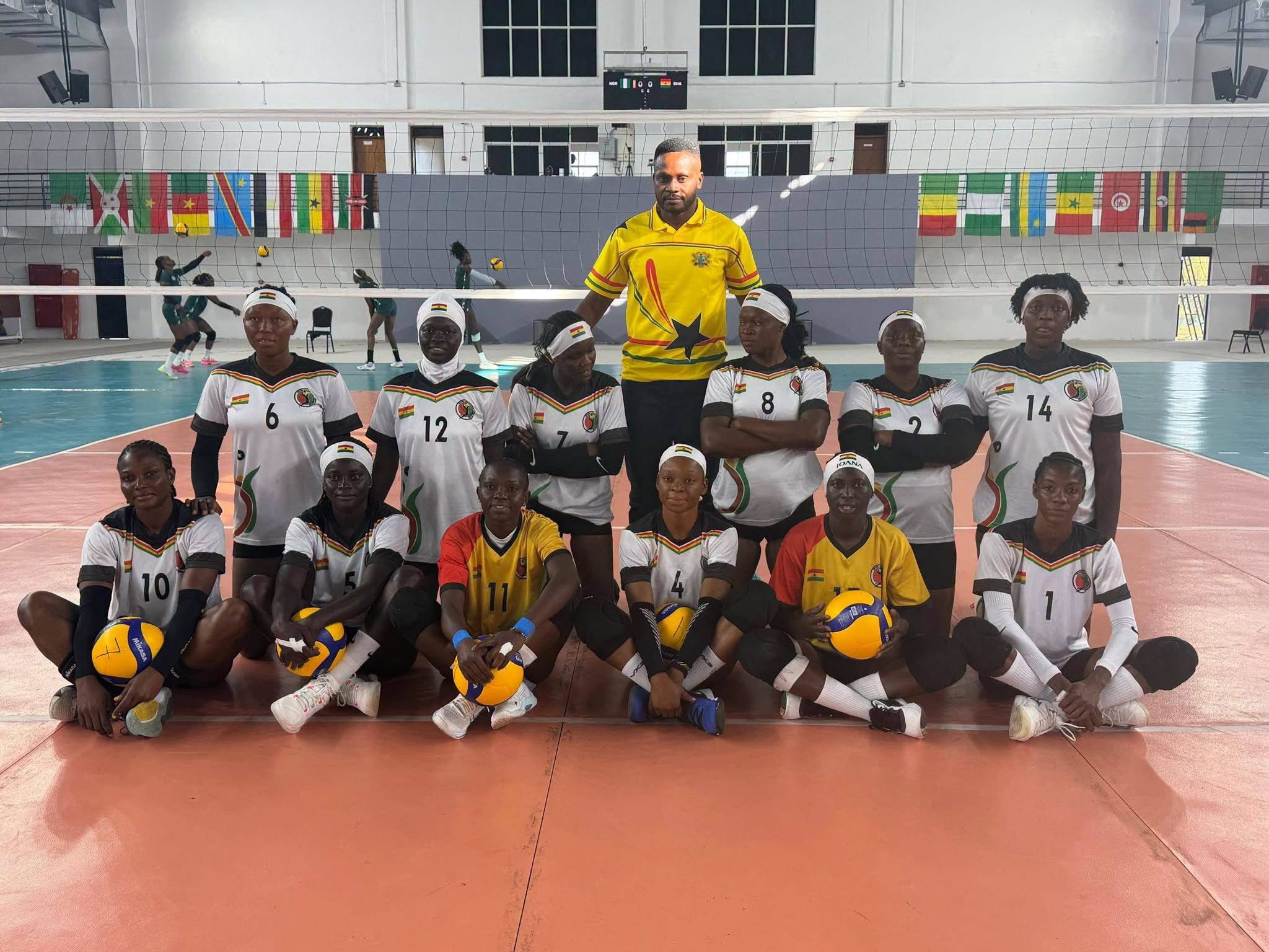 Ghana team @ 2026 African Nation Women Volleyball Championship